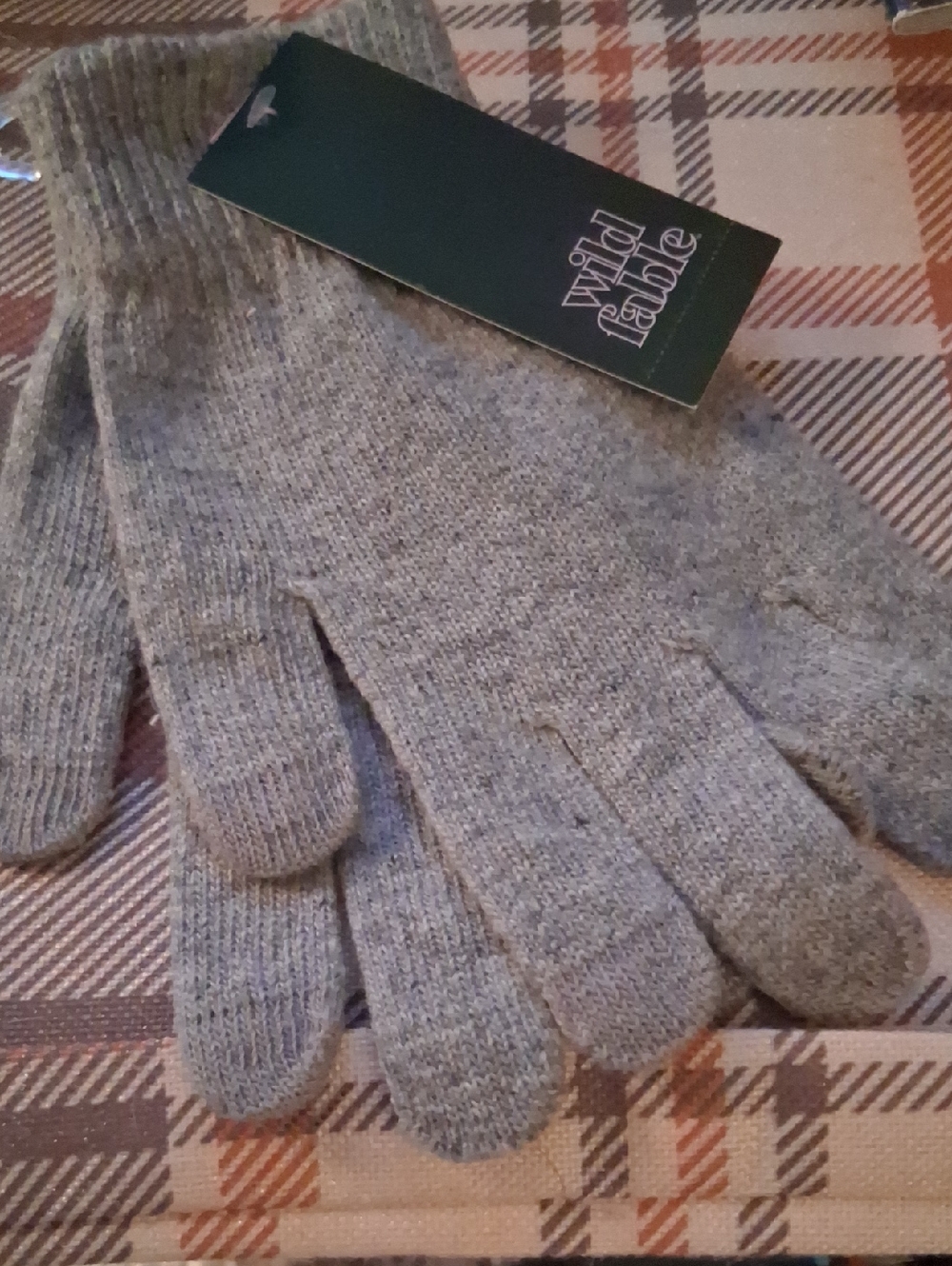 NWT! Wild Fable Gray Knit Gloves